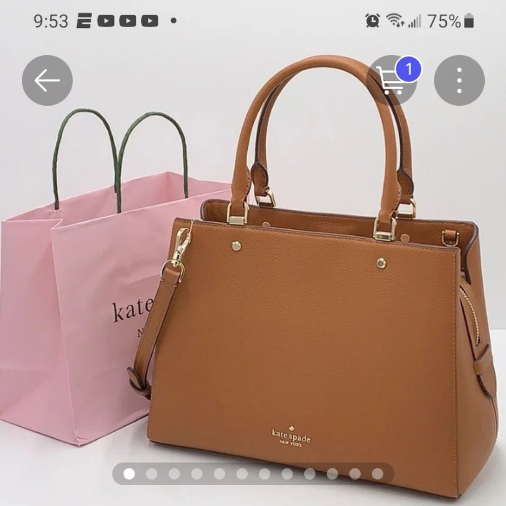 Kate Spade Triple Compartment Satchel Handbag